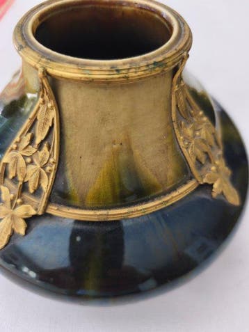 faiencerie de thulin - Vase - Faïence - Vase art nouveau