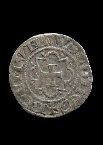 Médiéval, époque des Croisés Argent Pièce frappée de