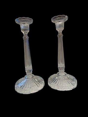 Val Saint Lambert - Chandelier (2) - Cristal - Art nouveau