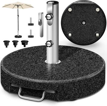Parasolvoet - Parasolstandaard - Graniet - 27 kg - Grijs - T, Verzenden, Nieuw