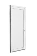 PVC Deur vol paneel basic b98xh200 cm wit R, Doe-het-zelf en Bouw, 80 tot 100 cm, Nieuw, Ophalen of Verzenden, Buitendeur