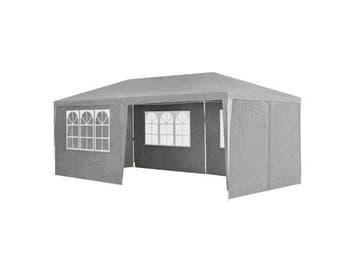 Veiling - Partytent met zijwanden - 3x6M - Donkergrijs, Tuin en Terras, Nieuw