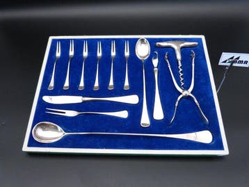 W. & S. Sorensen - Bestekset (13) - .925 zilver - Bar- en