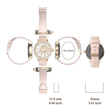 Diamant Smartwatch - Gezondheid Monitor Sport Tracker, Verzenden