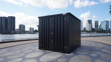 Tuinhuis van metaal van gegalvaniseerd staal | op=op, Tuin en Terras, Nieuw