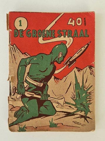 De Groene Straal 1 t/m 3 - 3 Album - Eerste druk - 1955, Livres