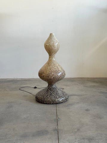 Staande lamp - glasvezelversterkte kunststof - Vintage