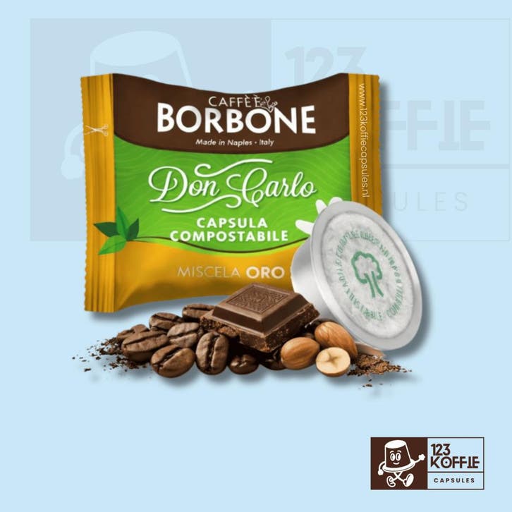 Borbone Oro composteerbare capsules A Modo Mio 100 stuks, Elektronische apparatuur, Koffiemachine-accessoires, Verzenden
