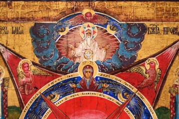 Icoon - Russische orthodoxe icoon «Het Alziende Oog van God»