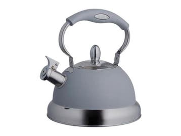 Veiling - 2x Typhoon fluitketel 2,5L Living grijs, Huis en Inrichting, Nieuw