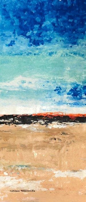 Dam Domido - Lueurs - 100 x 40 cm