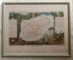 Frankrijk - Waar; Gravé par Laguillermie et Rainaud - Carte, Boeken, Atlassen en Landkaarten, Nieuw