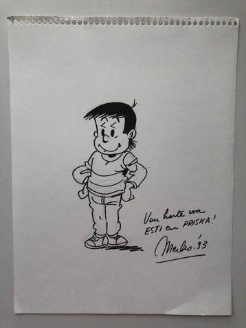 Merho - 1 Original drawing - Kiekeboe - Konstantinopel -, Boeken, Stripverhalen, Nieuw