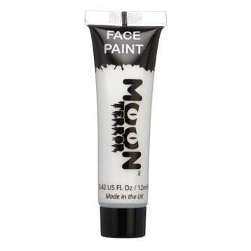 Moon Terror Halloween Face Paint Wicked White 12ml, Verzenden