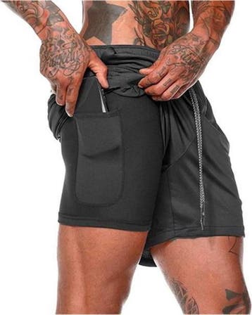 2dekans | MW Sportbroek Heren 2-in-1 – Voorzien Van, Kleding | Heren, Sportkleding, Ophalen of Verzenden, Nieuw
