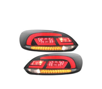 FEUX ARRIÈRE VOLKSWAGEN VW SCIROCCO III 08-14 LITEC NOIR FUM, Autos : Pièces & Accessoires, Verzenden