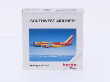 Schaal 1:500 Herpa 500531 Southwest Airlines Boeing 737-3..., Ophalen of Verzenden, Zo goed als nieuw