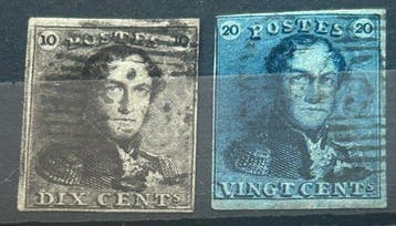 België 1849/1866 - Verzameling zegels Leopold I (alle, Gestempeld