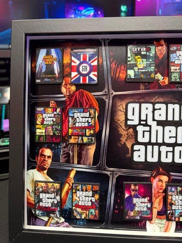 Sony - Grand Theft Auto - Shadow Box 3D – Grand Theft Auto, Nieuw