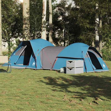 vidaXL Tent 5-persoons waterdicht blauw, Verzenden
