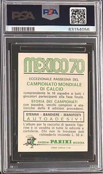1970 Panini Mexico 70 Gerd Müller Graded card - PSA 7 - 1, Collections