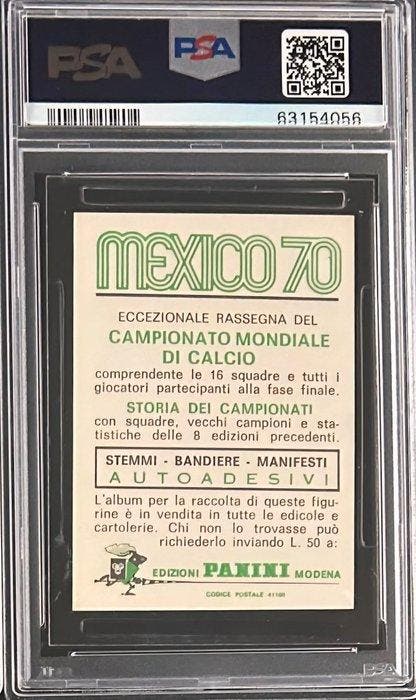 1970 Panini Mexico 70 Gerd Müller Graded card - PSA 7 - 1, Collections, Autocollants