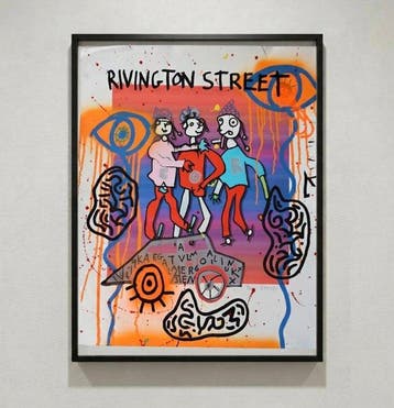 Paul Kostabi (1962) - Rivington Street, Antiquités & Art