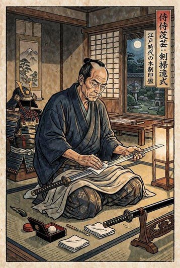 De Weg van Bushido - Ukiyo-e Pop Art - Gesigneerde en