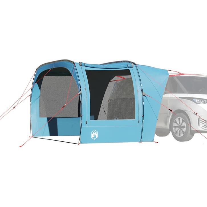 vidaXL Autotent waterdicht blauw, Caravanes & Camping, Tentes, Envoi