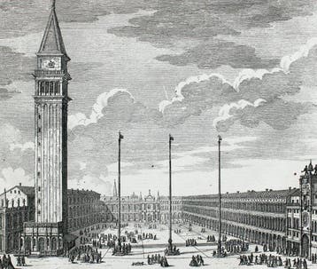 Zucchi - Prospettiva della Città di Venezia - 1740
