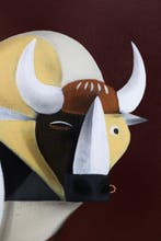 Jone Hopper - Grand taureau au x banderillas (XL)