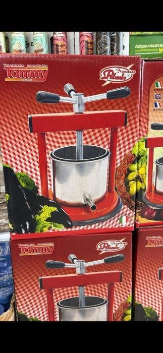 Tommy - Sapcentrifuge - TOMMY 1,5LT - Staal, Aluminium
