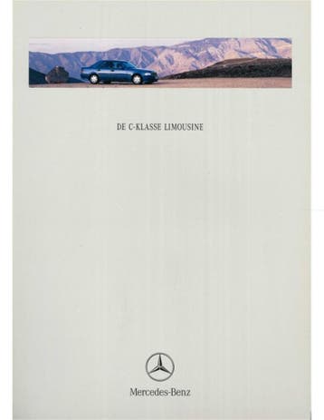 1997 MERCEDES BENZ C KLASSE SEDAN BROCHURE NEDERLANDS