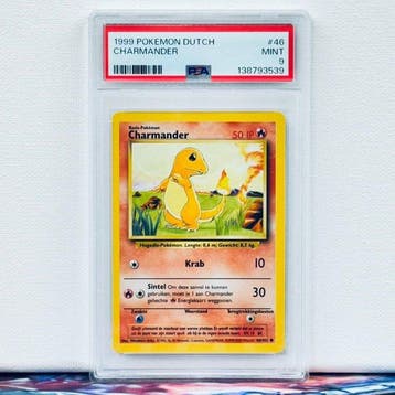 Pokémon Graded card - CHARMANDER #46 - Pokémon - PSA 9, Nieuw