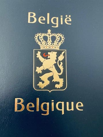 België - DAVO LX Album België met iets Moderne inhoud, Gestempeld
