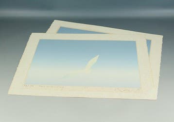 Set of Two Original Serigraph - Normandie (Birds of