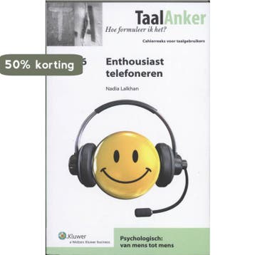 Enthousiast telefoneren / TaalAnker hoe formuleer ik het? /, Boeken, Verzenden, Zo goed als nieuw, Nadia Lalkhan
