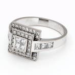 Ring - 18 karaat Witgoud Diamant (Natuurlijk) - Diamant, Nieuw