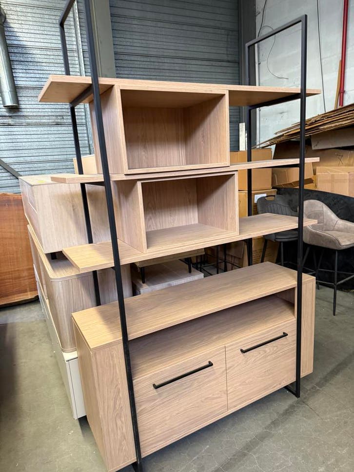 Camino boekenkast, kleur blonde oak, Maison & Meubles, Armoires | Bibliothèques