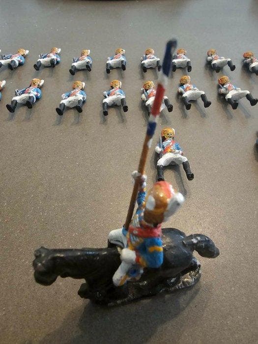 Figuur - 28 Reiter und 1 Pferd (29) - Tin, Kinderen en Baby's, Speelgoed | Overig