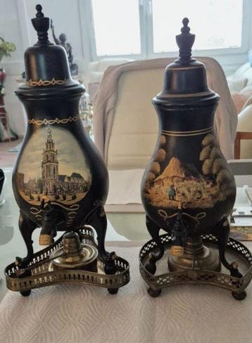 Koffiepot (2) - Metaal, Messing, Antiek en Kunst