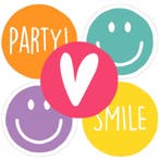 30x Sticker Smiley - Emoji - Party - Hart - Mix -, Verzenden