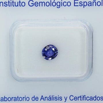 1 pcs Saphir - 0.86 ct - Instituto Gemólogico Español (IGE), Bijoux, Sacs & Beauté