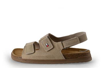 Tommy Hilfiger Sandalen in maat 39 Beige, Verzenden, Beige, Sandalen of Muiltjes, Zo goed als nieuw