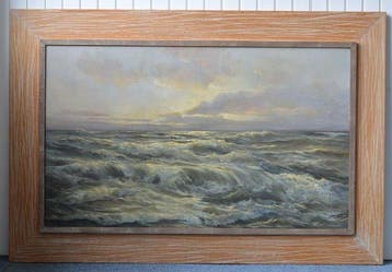 Meeuwis van Buuren (1902-1992) - Een zeegezicht van de, Antiek en Kunst