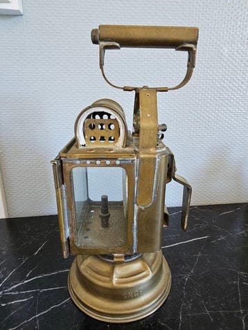 Lampe - Laiton, Verre