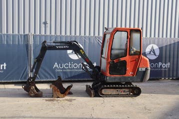 Veiling: Minigraver Volvo EC15B XTV Diesel 11kW 2006, Zakelijke goederen, Ophalen