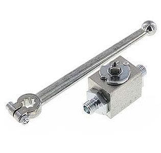 Anneau de coupe 6 L 2-Way Hydraulic Steel Ball Valve, Verzenden