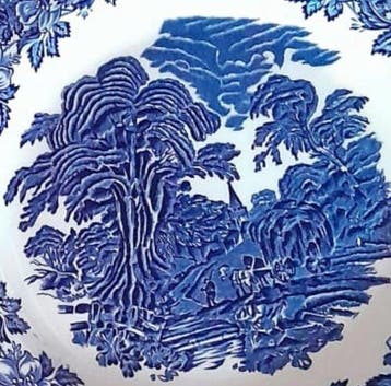 Tafelservies voor 6 (6) - Porselein - Patroon: Woodland