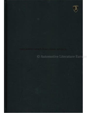 2005 LAMBORGHINI GALLARDO COUPE SPYDER HARDCOVER BROCHURE, Ophalen of Verzenden, Nieuw